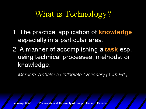 what does the word technology mean