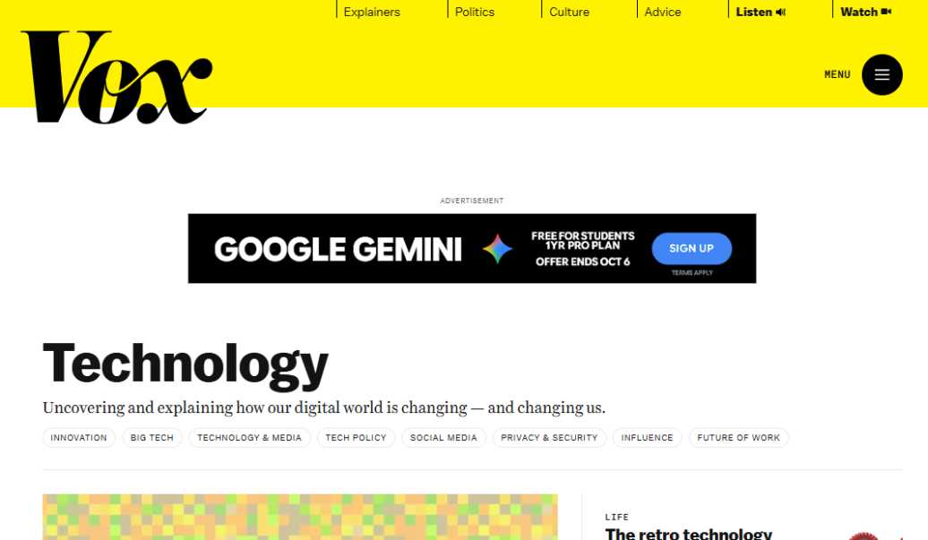 web tech news