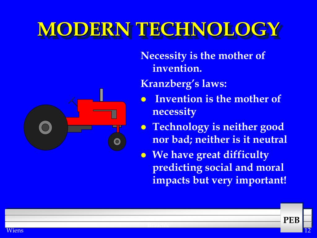 what is the meaning of modern technology